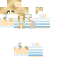 Minecraft skin texture, 64x64 pixels