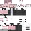 Gray Minecraft skin texture, 64x64 pixels
