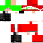 Minecraft skin texture, 64x64 pixels