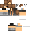 Minecraft skin texture, 64x64 pixels
