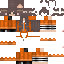 Minecraft skin texture, 64x64 pixels