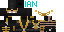 Minecraft skin texture, 64x32 legacy pixels