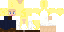 Minecraft skin texture, 64x32 legacy pixels