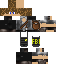 Minecraft skin texture, 64x64 pixels