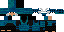 Minecraft skin texture, 64x32 legacy pixels