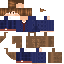 Minecraft skin texture, 64x64 pixels