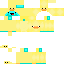 Minecraft skin texture, 64x64 pixels