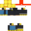 Minecraft skin texture, 64x64 pixels