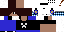 Minecraft skin texture, 64x32 legacy pixels