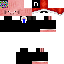 Minecraft skin texture, 64x64 pixels