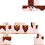Minecraft skin texture, 64x64 pixels