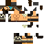 Minecraft skin texture, 64x64 pixels