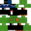 Minecraft skin texture, 64x64 pixels