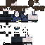 Minecraft skin texture, 64x64 pixels