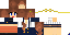 Minecraft skin texture, 64x32 legacy pixels