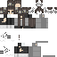 Minecraft skin texture, 64x64 pixels
