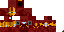 Minecraft skin texture, 64x32 legacy pixels