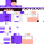 Minecraft skin texture, 64x64 pixels