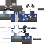 Minecraft skin texture, 64x64 pixels