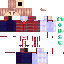 Minecraft skin texture, 64x64 pixels