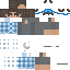 Minecraft skin texture, 64x64 pixels
