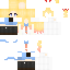 Minecraft skin texture, 64x64 pixels