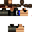 Minecraft skin texture, 64x64 pixels