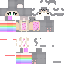Minecraft skin texture, 64x64 pixels