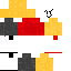 Minecraft skin texture, 64x64 pixels