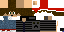 Minecraft skin texture, 64x32 legacy pixels