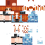 Minecraft skin texture, 64x64 pixels