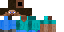 Minecraft skin texture, 64x32 legacy pixels