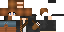Minecraft skin texture, 64x32 legacy pixels