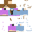 Minecraft skin texture, 64x64 pixels