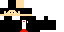 Minecraft skin texture, 64x32 legacy pixels