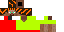 Minecraft skin texture, 64x32 legacy pixels