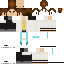Minecraft skin texture, 64x64 pixels