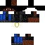 Minecraft skin texture, 64x64 pixels