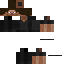 Gray Minecraft skin texture, 64x64 pixels