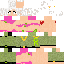 Minecraft skin texture, 64x64 pixels