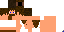Minecraft skin texture, 64x32 legacy pixels