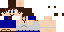 Minecraft skin texture, 64x32 legacy pixels