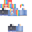 Minecraft skin texture, 64x64 pixels