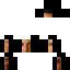 Minecraft skin texture, 64x64 pixels