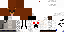 Minecraft skin texture, 64x32 legacy pixels