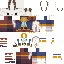 Minecraft skin texture, 64x64 pixels