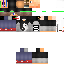 Minecraft skin texture, 64x64 pixels