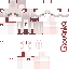 Minecraft skin texture, 64x64 pixels