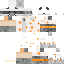 Minecraft skin texture, 64x64 pixels