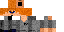 Minecraft skin texture, 64x32 legacy pixels